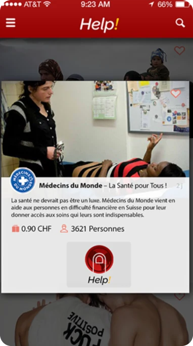 Help!, Cause details screen