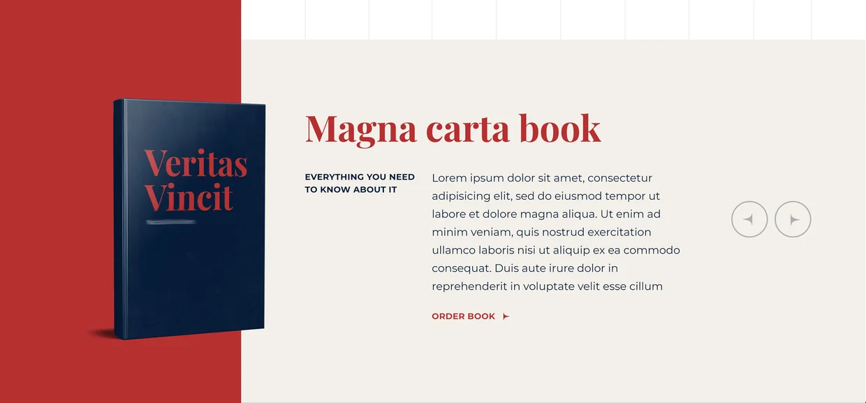 Homepage section: Featured books